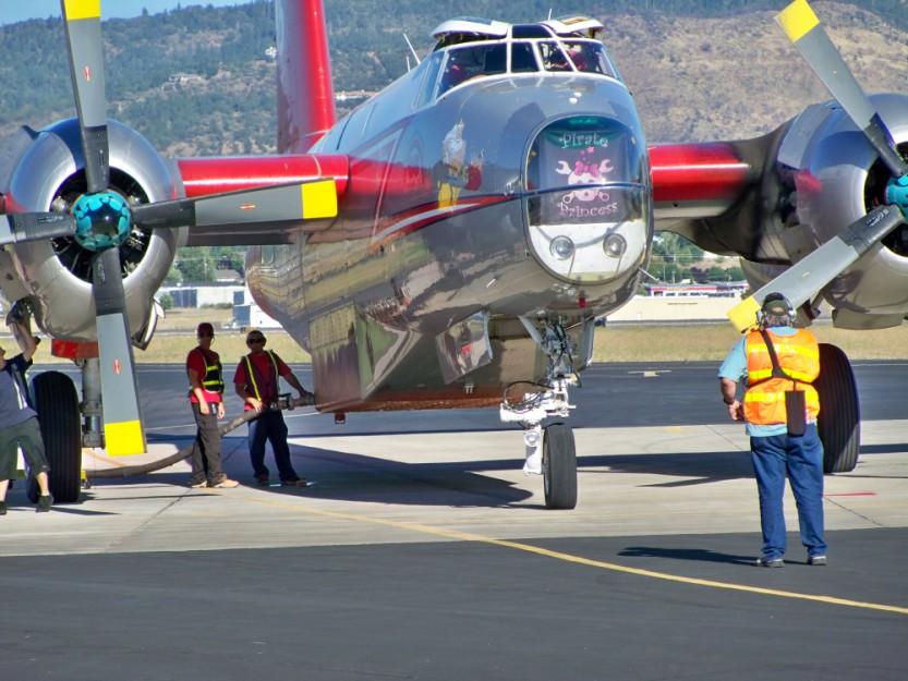 She flew thousands of sorties on forest fires throughout the country for the next 18 years.