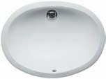 Weight Kg 16,7 838 Lavabo Kanal 60 sottopiano in ceramica 54 x 34,5 x h 17,5 cm.