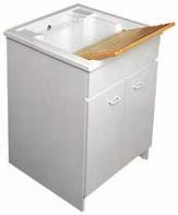 34 Molara Plus wash-tub Wash-tub with side overflow it may be installed on cabinet or by shelves.