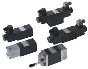 3/2-, 3/3-, 4/2- and 4/3-way NG 6 Seated valve WV700 solenoid or manually operated