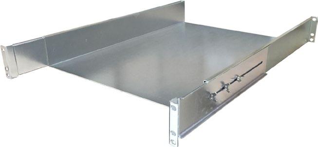 Shelf shipped with UPS & EBP32 for mounting in a rack Note: this shelf must be used in order to support the