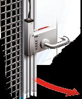 4 Knox is a double lock that complies with the highest safety level (two lock cylinders with monitored positions) that can be used both as a safety and process lock.