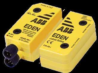 Non-contact safety sensor with integrated AS-i node Eden AS-i Approvals: TÜV NORD Application: Door and hatches Position control Sector detection Slot detection A non-contact safety sensor for the