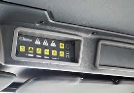 00 V 20) Tyre Pressure Control System (optional) Allows the tyre pressure to be adjusted