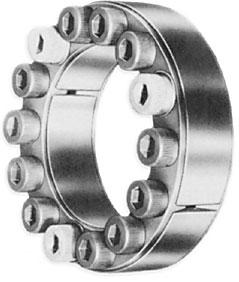 Couplings with Ringfeder Shrink Discs Assure a totally backlash-free connection with precise synchronization capability.