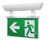 Emergency exit signs Velos - multi-purpose LED exit sign The Velos emergency exit sign family, with its class leading performance and attractive modern styling, utilises cutting edge materials and