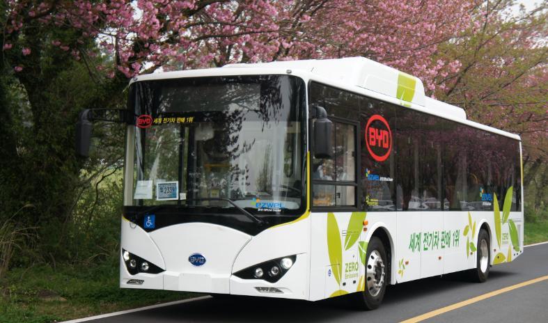 coaches to Jeju Island, the largest order ever placed by South Korea for electric buses.