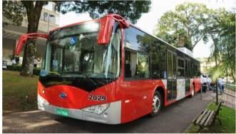 electric bus fleet in Africa on
