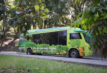 Typology Buses First 8 Mt E-bus in Colombia