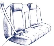 VEHICLE SEAT BELTS (continued) Combination Lap/Shoulder Belt with Sliding Latch Plate Pull on latch plate (fig. a).