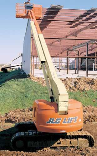 The JLG 600 Series has the industry s highest platform capacity of 1,000 lb (454 kg) and the largest work envelope for improved access.
