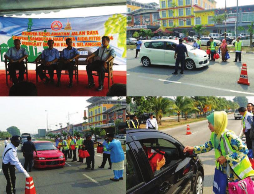 awareness among the motorists during their Hari Raya Balik Kampung break.