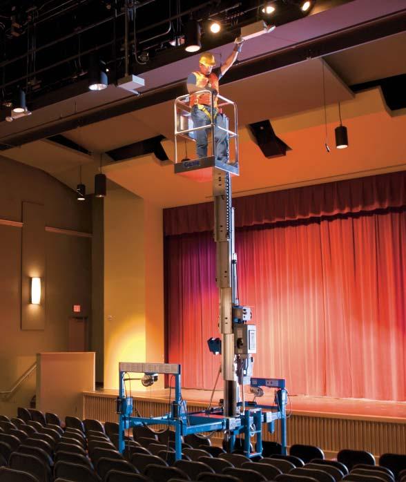 Options for Aerial Work Platforms Super-Straddle The Super-Straddle model allows you to use your Genie aerial work platform in areas you never thought possible.