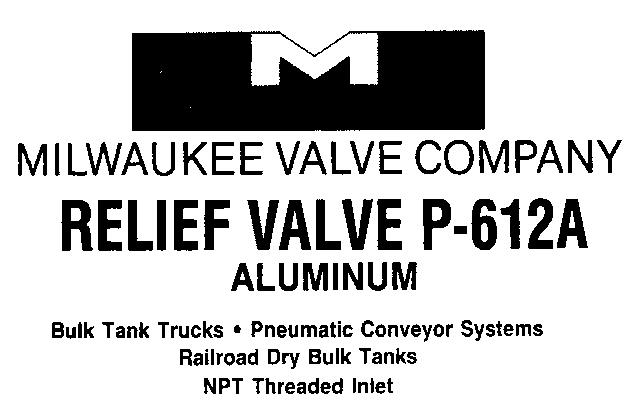 Relief Valve 4109-215V15 3 15 HG