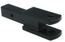 Receiver Mount Pintle Hook For use with 2 receiver hitches 10 - Ton capacity,