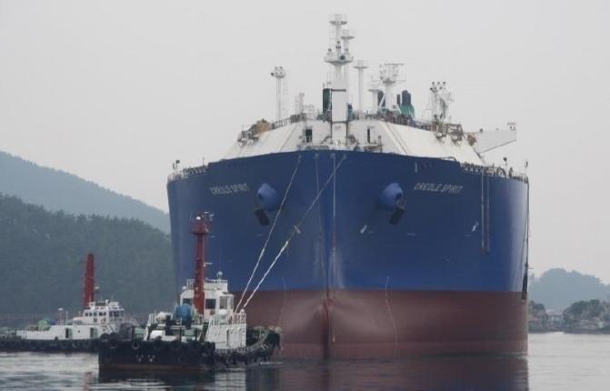 The worlds first ME-GI LNG Carrier Launching