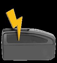 Charging Do not charge a damaged battery! Only use chargers approved by Atlas Copco.