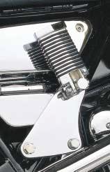 99 26426 Fits FXR models from 1982 thru 1990 Chrome Billet Footpegs by Jardine These ball-milled chrome billet footpegs have rubber band inserts, and are perfect for highway bars, extra frame-mounted