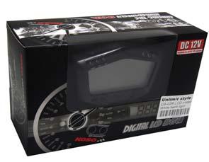 DB-02R DIGITAL LCD METER (STREET/RACE VERSION) Speedometer Display range : 0~360km/h (0~225MPH) Display unit : km/h & MPH for alternative Display internal: < 0.