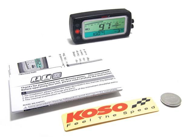 AIR DENSITY METER ITEM NUMBER BC001601 This is a great tool for serious engine tuners. Our air density meter allow to see if the air density has changed.