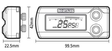 For this reason, we came up with this basic boost gauge with warning and peak functions.