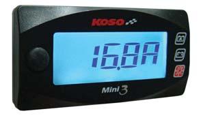 the vehicle Clock 24 H Volt meter Display range : DC 6.0 ~ 19.9 V Display unit: 0.