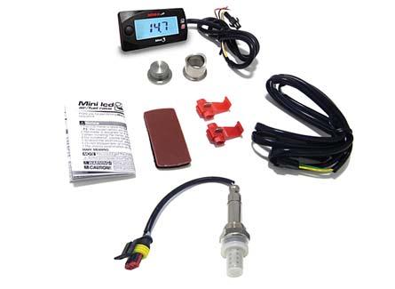 This meter can be easily installed on any type of 4 stroke engine by installing the sensor in the exhaust system