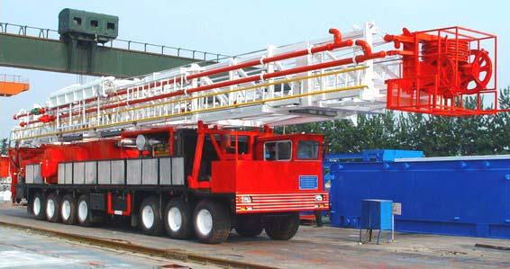1. TRUCK MOUNTED DRILLING RIG DRILLING RIGS With an optimum structure and high level integration, the whole rig requires a small working space.