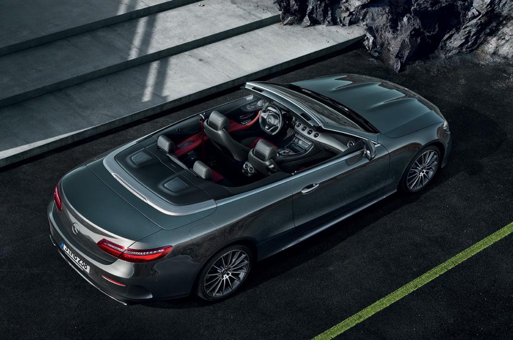 E-Class Cabriolet Disclaimer Disclaimer The illustrations may show accessories and items of optional equipment which are not part of standard South African specification and will therefore not be