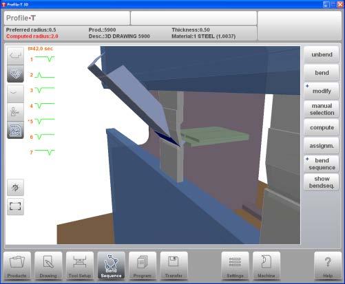 The Profile-T software offers advanced programming in 2D/3D in line with the DA-Touch controller software.