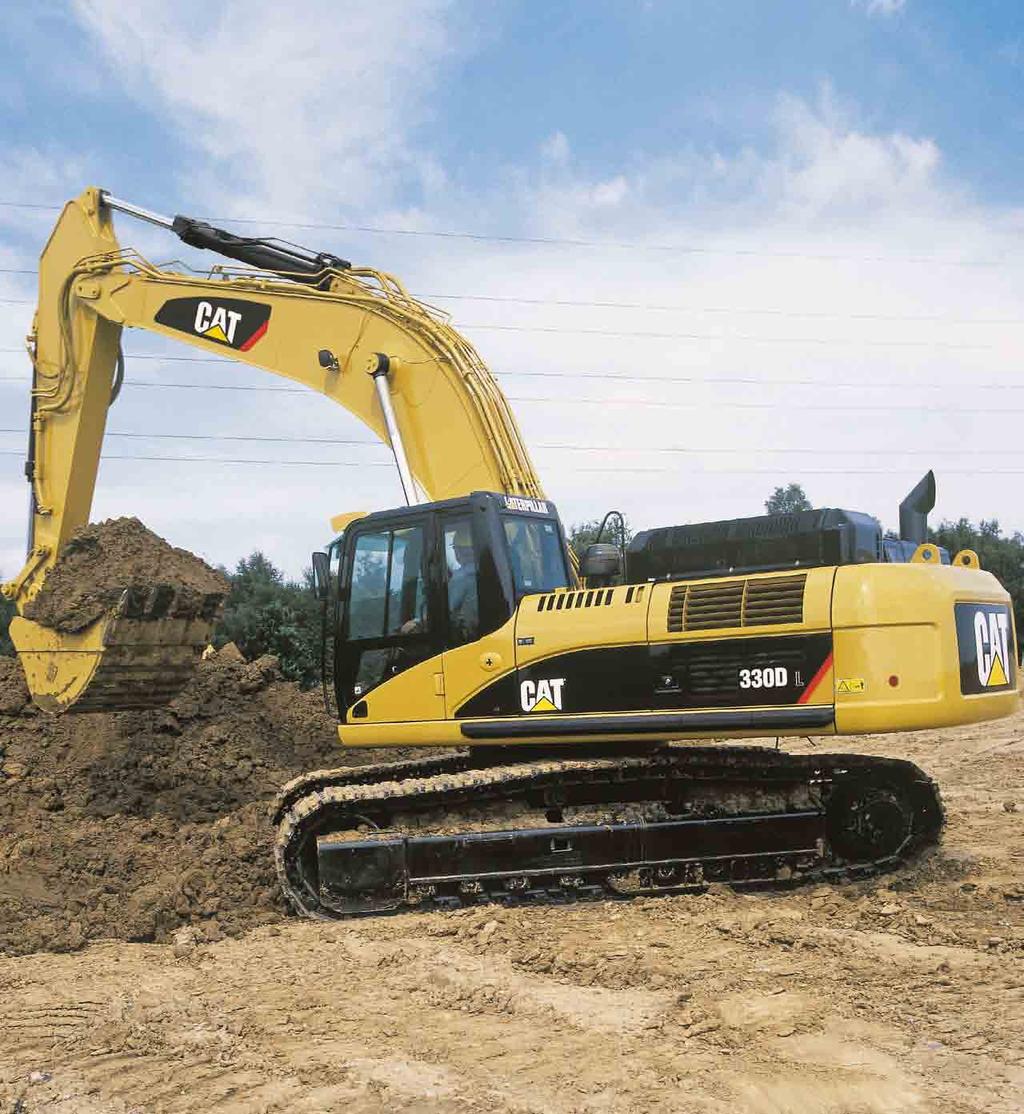 330D L 330D L Hydraulic Excavators Cat C9 Diesel Engine with ACERT Technology et Power (ISO 9249) at 1800 rp 200 kw/270