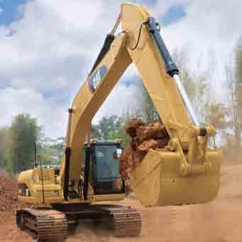 Hydraulics Cat hydraulics deliver power and precise control to keep aterial oving. Coponent Layout.