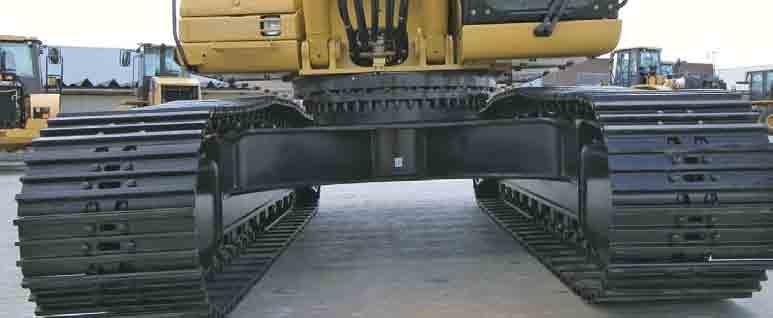 Structure 330D structural coponents and undercarriage are the backbone of the achine's durability. Tracks.