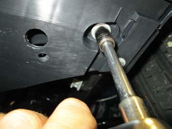 If installing the M-16601-MBA Laguna Seca splitter, 4 of the 6 bolts will be removed