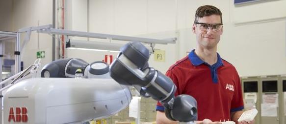 Cooperation with robot Works side by side with a human in production High
