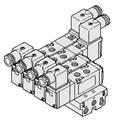 Series VFS000 Manifold/Bar Style Compact and lightweight Compact due to manifolding on a single base for mounting in small spaces.