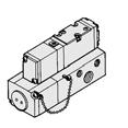 block), Standard grommet (Insert plug with lead wire), Compact Nl/min 687 () Nl/min 85 () Nl/min 589 () Note ) 2 position single Note 2) Please note Cv factor and piping port location of compact