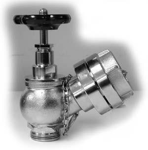 brass coupling attached Finish: Chrome plated brass 777 Hose valve, connection 30 degree up angle 1 1/4