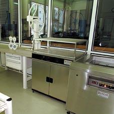 BIANCA HP cleanroom production Decontamination by ultrasonic cleaning