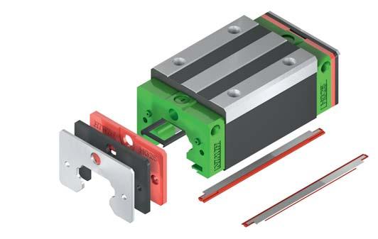 Linear guideways RG/QR series 2.7.12 Sealing systems Various sealing systems are available for HIWIN blocks. You will find an overview on page 20.
