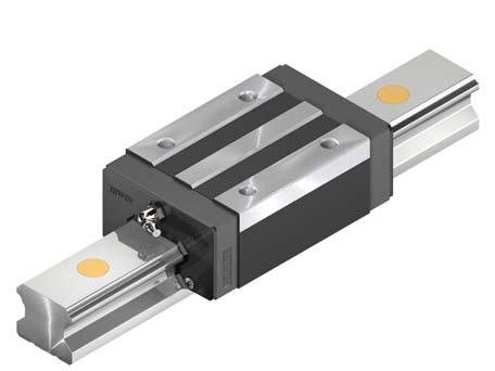 1.11 Heat-resistant linear guideways 1.11.1 Heat-resistant linear guideways Solid steel blocks with steel deflection systems are deployed for permanent use at temperatures in excess of 80 C.