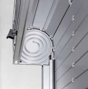 Spiral door HS 7030 PU can also be fitted externally. External door / internal door HS 7030 PU Size range Max. width (LDB) 6500 mm Max.