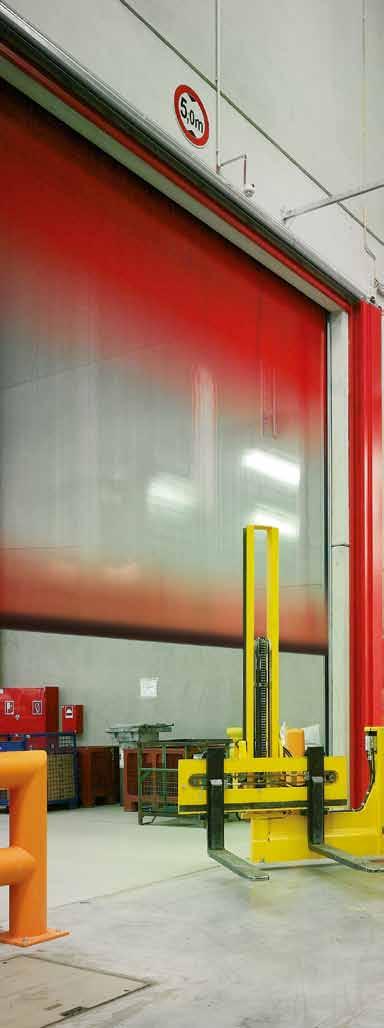 Standard at Hörmann Intelligent operator and control technology FU CONTROL as standard Reliable thanks to innovative equipment Hörmann high-speed doors are up to 20 times faster than conventional