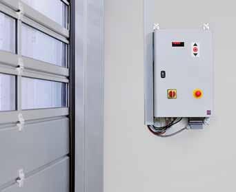 quiet door travel. The opening and closing speeds optimise your operations and reduce heat losses.