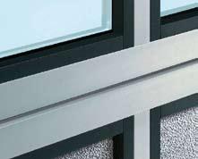 The door width is decisive for the profile variant: Either with a 52 mm profile width for door widths up to 5500 mm or with a 91 mm