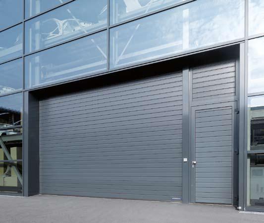 Matching side doors Matching side doors If sufficient space is available next to the door, the matching side door provides an economical and safe way of separating employee traffic from vehicle