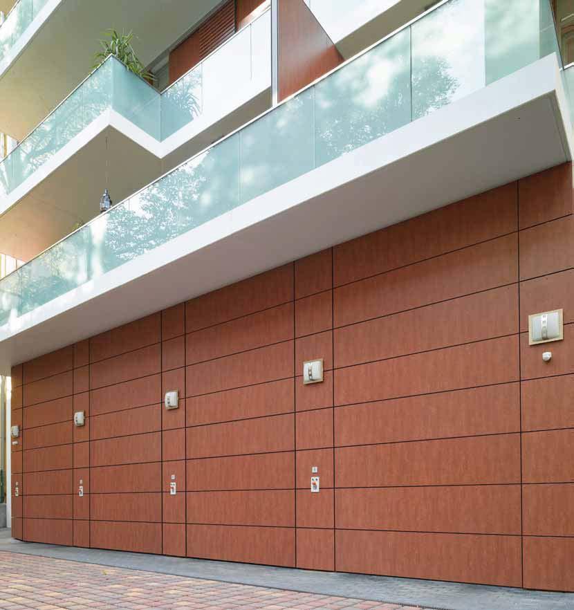 For flush-fitting cladding made of timber, metal and many