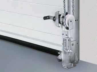 Manually operated doors As standard with pull rope or pull rod