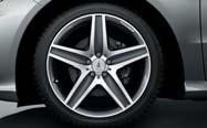 8 cm (20 inch) Finish: titanium grey, high-sheen Wheel: 8.5 J x 20 ET 60 Tyre: 265/45 R20 B6 603 1476 AMG 5-spoke wheel Style VI 50.