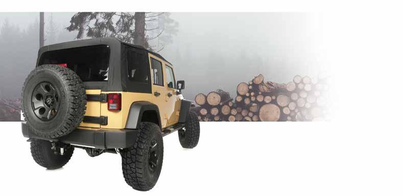 For serious off-road adventures, you ll need the Appalachian Package from Rugged Ridge to provide the accessories necessary to withstand the punishment of off-road obstacles including its budget lift
